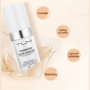 <span class=keywords><strong>TLM</strong></span> 30ML ฐานแต่งหน้าเปลี่ยนสีรองพื้น คอนซีลเลอร์ฝาครอบของเหลว โซมบราสแต่งหน้ายาวนาน สกีนแคร์รองพื้น - Product Image 4