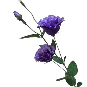 Bouquet de Lisianthus Artificiels Secret Garden Multicolore en Plastique et Tissu pour Décoration Florale d'Intérieur - Product Image 5