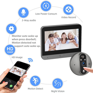 Videoportero Inteligente con Cámara <span class=keywords><strong>de</strong></span> 3MP, WiFi 2.4G, Altavoz Bidireccional y Control por App Tuya para Hogar - Product Image 4