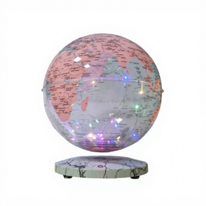 Globo Terráqueo Decorativo de 8 Pulgadas, Transparente, Educativo, para la Enseñanza de Geografía, Globo de Levitación Magnética, Globo Flotante, Lámpara - Product Image 1