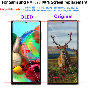 Display OLED con Touch Screen e Digitalizzatore per Samsung Galaxy <span class=keywords><strong>Note</strong></span> <span class=keywords><strong>20</strong></span> <span class=keywords><strong>Ultra</strong></span> N980F N981 N981F N981B N985F N985F - Product Image 3