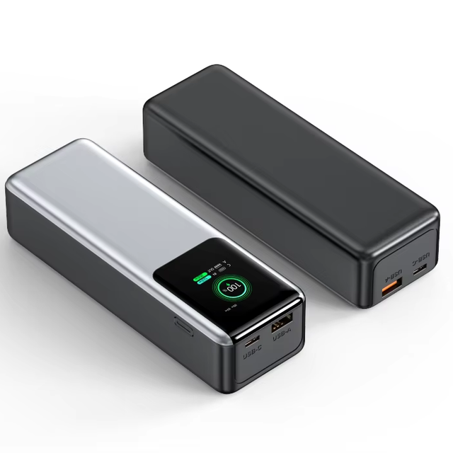 Hot Selling PD100W Portable Digital Display Power Bank for Laptop 20000mAh LI-Polymer Battery Fast Charging Devices Mobile Power