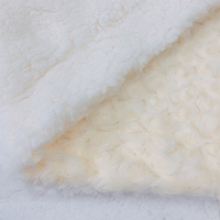Couverture pour bébé en polyester 100% couleur unie personnalisée Sherpa rose motifs floraux Pv peluche polaire super douce pour dormir