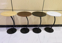 Table basse moderne en métal à 2 niveaux pour canapé, lit, bar à domicile, hôtel, villa et appartement