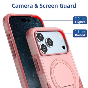 Étui de chargement magnétique sans fil en gros pour iPhone 17 Air 16e 15 14 Pro Max, support invisible, coque rigide mate anti-chute - Product Image 1