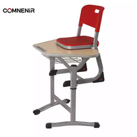 Chaise de table en métal à hauteur réglable meubles d'activités collaboratives préscolaires modernes pour enfants pour une utilisation dans un centre commercial en classe