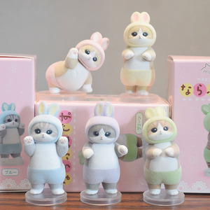 ตุ๊กตาสัตว์การ์ตูนน่ารัก 5 แบบ แมวคอสเพลย์กุ้ง โมฟุแซนด์ แมวคอสเพลย์ฉลาม ของขวัญ โมเดลรถตกแต่งสุดฮิต - Product Image 6