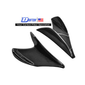 Canards delanteros de fibra de carbono estilo HKS para Subaru BRZ ZD8 FA24 2022-2025 - Product Image 1