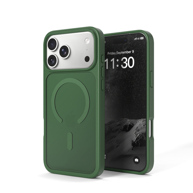 New Design Magnetic Phone Case for iPhone 16 17 Pro Max Lens Protector Metal Frame Matte Shockproof Case Fundas Para iPhone