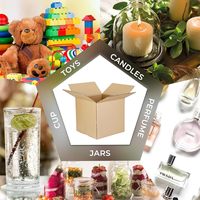 Alta calidad 6*6*6 pulgadas materiales reciclados cartón corrugado caja de cartón telescópico en relieve estampado para ropa de cama de piel paraguas