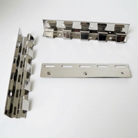 Support de fixation pour rail de rideau métallique en PVC, accessoires pour l'installation de rideaux à bande en PVC industriels