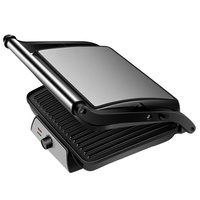 RSC 2000W Machine à sandwich électrique à plaque plate pour la maison, presse à panini double rainurée PG022