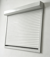 Fenêtre à volet roulant automatique moderne en aluminium isolé pour villa résidentielle