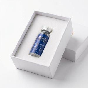 Etiquetas Personalizadas de Lujo con Péptidos de Cobre Azul para Viales de 10 ml, Pegatinas Metálicas - Product Image 4