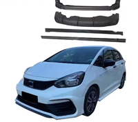 Kits de carrosserie complets pour Honda Jazz 2022, style Mugen, pour Honda Fit 2023, mise à niveau, nouveaux pare-chocs avant et arrière, jupes latérales