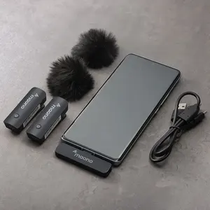MAONO – Mini-téléphone sans fil 2.4G, micro Lavalier sans fil de Type <span class=keywords><strong>C</strong></span>, microphone d'interview pour téléphone Android, microphone <span class=keywords><strong>Tik</strong></span> <span class=keywords><strong>ToK</strong></span> en direct - Product Image 1
