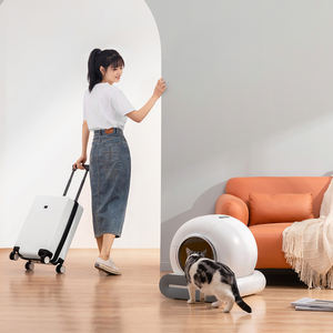 Caja de Arena Inteligente para Gatos OEM, Extra Grande, Totalmente Cerrada, Recogedor Automático de Arena para Gatos con Características de Alta Tecnología - Product Image 4