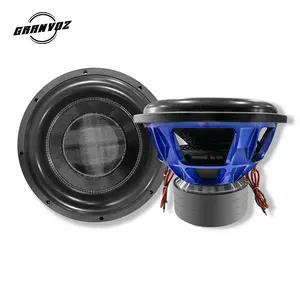 Potenza RMS 3000W 15 pollici telaio in alluminio 4 "BAVC 400OZ doppio 2 ohm altoparlanti subwoofer per auto sistema audio