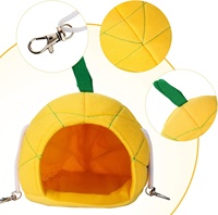 Hamster suspendu maison Cage nid lit doux pour petits animaux de compagnie cochon d'inde Rat sommeil jouer banane ananas conception
