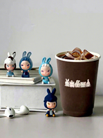 Caja Misteriosa SooyaStudio X M Stand Coffee Series Sooya Beans Mini Blind Box, Figura Coleccionable Miniatura Adorable, Juguete de Moda, Regalo