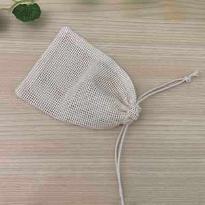 Washable reusable eco friendly cotton mesh produce bag helpful for your life