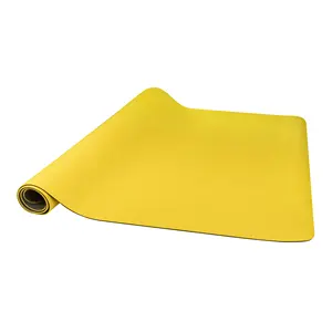 Estera de Yoga para hacer ejercicio, estera de Tpe de 1/2 pulgadas Extra gruesa de alta densidad con estampado de pájaro y flores para Pilates y Fitness