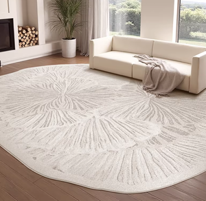 Tappeto/Moquette/Tappetino in Poliestere a Forma Irregolare Realizzato a Macchina, Stile Moderno, Tappetino a Pelo Lungo per Soggiorno - Product Image 6
