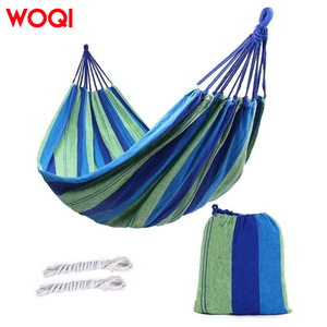 Hamac en toile Woqi, portable, pour le camping en plein air, design rustique, léger (0,7 kg) - Product Image 5