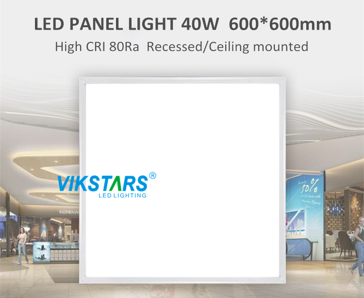 EMC CRI 70Ra LED Flat Panel Lights 60x60 3000K 36W Ceiling Mounted