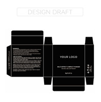Poudre de fond de teint mate sans logo, plusieurs teintes, poudre fixante pour le contour, contrôle du sébum et des pores, couvrance intense, marque privée, en stock