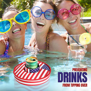 Design personalizado piscina festa <span class=keywords><strong>neoprene</strong></span> cerveja flutuante pode refrigerador flutuar titular stubby - Product Image 5