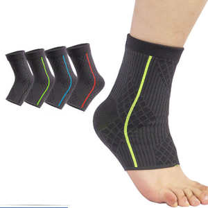 Support de compression élastique réglable pour le sport, basketball, unisexe, <span class=keywords><strong>ouvert</strong></span> à l'arrière, pour le poignet, le pied, l'épaule, la cheville - Product Image 3