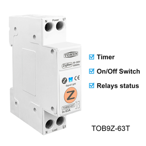 Interruptor Inteligente WiFi TOMZN Zigbee 63A 1P+N con Medidor de Energía, Medidor de kWh, Monitoreo, Temporizador, Relé, Interruptor Automático, MCB, TUYA Smartlife F560 - Product Image 1