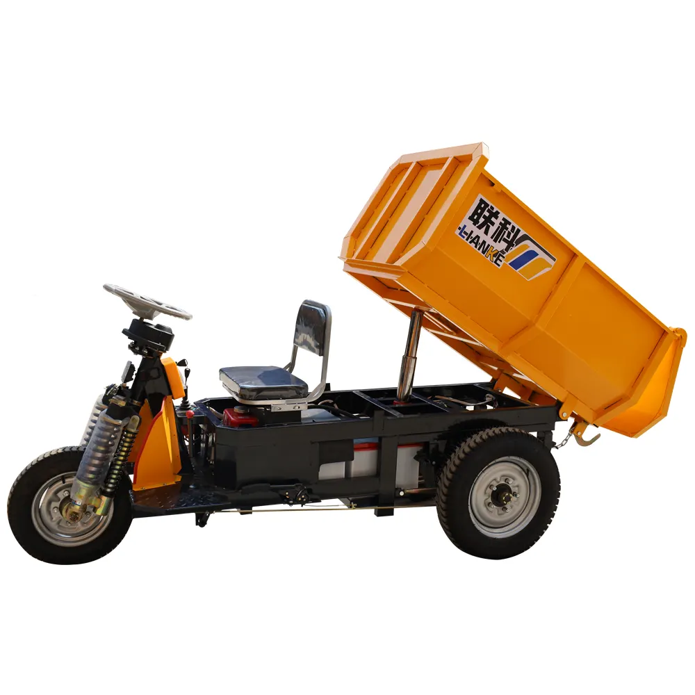 Truk sampah hidraulik, truk sampah, motor DC dumper listrik, truk sampah mini minera