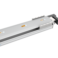 JTB22 Actionneur CNC à mouvement linéaire standard Module de courroie générale de 50mm à 1800mm avec bloc de guidage linéaire en acier et rail État neuf