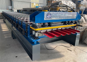 Máquina de fabricación de tejas metálicas de <span class=keywords><strong>pizarra</strong></span> de una sola capa Máquina formadora de rollos de hoja de techo Ibr corrugado trapezoidal Precios de fábrica - Product Image 3