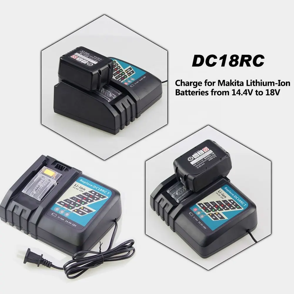 J067 नई DC18RC 14.4V 18V लिथियम-आयन BL1815 BL1830 BL1840 BL1845 BL1850 BL1860 बिजली उपकरण बैटरी चार्जर makitas के लिए LXT