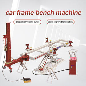 Bingkai mobil mesin penarik penyok otomatis perbaikan sasis mesin pelurus untuk peralatan toko mekanik - Product Image 2
