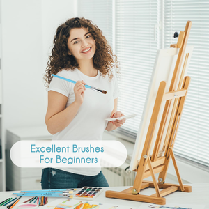 Pincel de pintura en miniatura de nailon profesional, 10 Uds., juego de pinceles de pintura de acuarela Kolinsky Sable Gouache para pintura de artista - Product Image 5