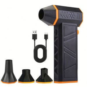 Compressed Duster Fan Air Knob Variable Speed Dust <b>Blower</b> Dryer Reusable for <b>Car</b> Outdoors Camping Gift Set - Product Image 2
