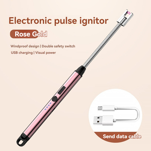 Le nouveau pistolet d'allumage d'impulsion de charge d'arc USB résiste aux <span class=keywords><strong>vents</strong></span> avec un affichage visible du niveau de batterie - Product Image 4