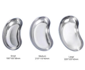 अस्पताल शल्य चिकित्सा उपकरणों SUS304 चिकित्सा स्टेनलेस स्टील ट्रे गुर्दे की ट्रे पकवान - Product Image 3