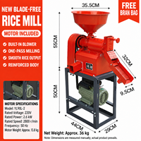 Décortiqueuse et moulin à riz multifonction de qualité professionnelle avec une production de 200 à 500 kg par heure pour ligne de traitement des céréales à domicile