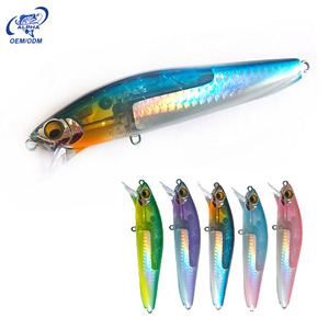 Leurre dur coulant Alpha OEM/ODM Flash Boost Minnow Arc Gravity Shift en plastique ABS avec yeux 3D pour la pêche au bar - Product Image 1