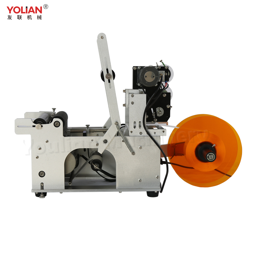 MT-50B полуавтоматическая фасовочно-упаковочная установка для рабочего стола, консервная банка стеклянные бутылки маркировки машины с датой принтера