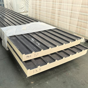 Panneau mural extérieur en polyuréthane personnalisable, isolation <span class=keywords><strong>thermique</strong></span> en acier pour chambre froide, atelier, maison préfabriquée imperméable - Product Image 6