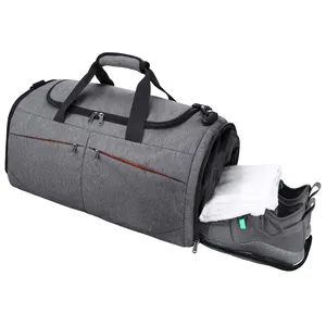 Women Gym Bag Travel Duffel Bag With Wet Pocket And Shoe Compartment