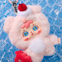 100% Authentique Three Little Fuzzies Samuel Hugging Ice Cream Plush Blind Box, Pendentif Poupée Mignonne, Jouet Tendance