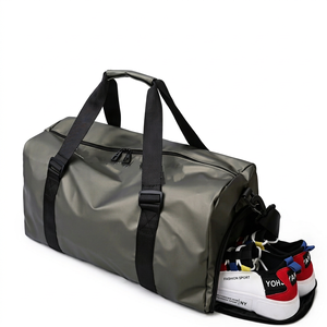 Waterproof Nylon Duffel Bag 30-40L With <b>Shoe</b> Compartment For Gym Sports Travel - Product Image 1