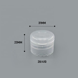 Bán buôn tùy chỉnh chai Top rõ ràng Mũ giá rẻ giá trong suốt Chai nhựa mịn lật Top <span class=keywords><strong>cap</strong></span> - Product Image 5